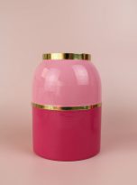 Large-Enamel-Brass-Vase-Bubblegum-&-Hot-Pink_3
