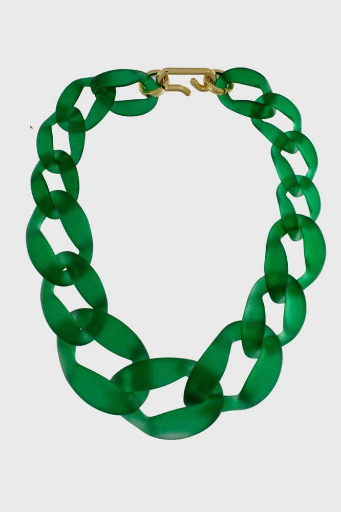Frosted-Link-Necklace-in-Green_1